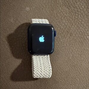 Apple watch 6 with Braided starlight Band